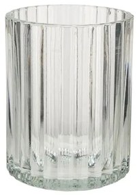 Estia Ποτηράκι Μπάνιου Alivio Γυάλινο 300ml Φ7.8x10cm Λευκό 02-28848