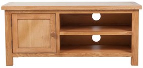 vidaXL Έπιπλο Τηλεόρασης 103 x 36 x 46 εκ. από Μασίφ Ξύλο Δρυός
