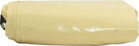 vidaXL Τέντα 650g / m² Μπεζ 4 x 8 m Καμβάς με επικάλυψη PVC