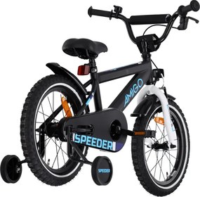 Speeder 16 Inch 27 cm Boys Coaster Brake Black/Blue
