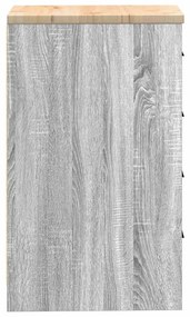 vidaXL ντουλάπι αποθήκευσης γκαράζ 40x51x85 εκ μασίφ ξύλο πεύκο