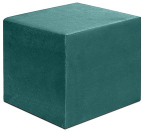 Megapap Σκαμπό April Βελούδινο Κυπαρρισί 40x40x40εκ.