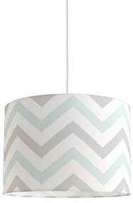Παιδικό φωτιστικό οροφής “Chevron Grey Mint” VEIS