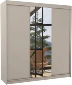 Ντουλάπα Vithente 200 συρόμενη-Γκρεζ