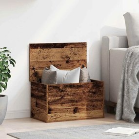 vidaXL Κουτί Αποθήκευσης από Παλιό Ξύλο 60x35x35 εκ.