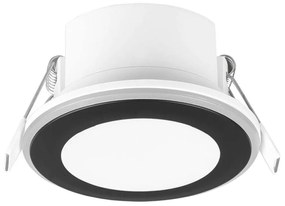 Σποτ Χωνευτό Aura 652310132 Φ8x4cm Led 450Lm 5W 3000K Black Trio Lighting Round