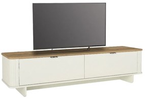 Έπιπλο τηλεόρασης Bohema Megapap χρώμα ivory - sepet oak 180x47x45,6εκ.
