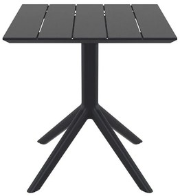 PARIS BLACK 70X70X74εκ. ΤΡΑΠΕΖΙ ΠΟΛ/ΝΙΟΥ