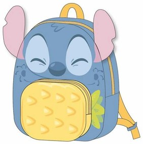 Σχολική Τσάντα Stitch Μπλε 18 x 22 x 4 cm