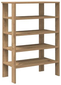 vidaXL Ράφι παπουτσιών Artisan Oak 61x32x87,5 cm Κατασκευασμένο ξύλο