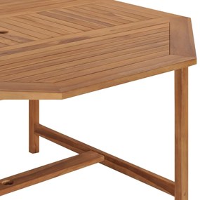 ΤΡΑΠΕΖΙ ΚΗΠΟΥ 150 X 150 X 75 ΕΚ. ΑΠΟ ΜΑΣΙΦ ΞΥΛΟ TEAK 49009