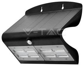 Ηλιακό Φωτιστικό LED 6.8W με Αισθητήρα Solar Wall Light Φως Ημέρας 4000K Μαύρο 8279 VTAC-8279-Μαύρο 8279