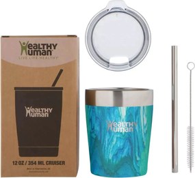 Ποτήρι Θερμός Healthy Human - 354ml - Μπλε