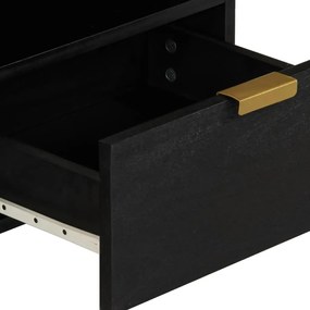 vidaXL Τραπεζάκι Σαλονιού Μαύρο 80x54x40 εκ. από Επεξεργασμένο Ξύλο
