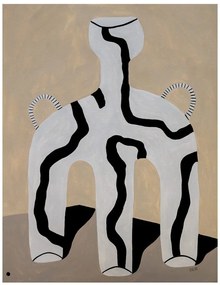 Πόστερ Veins 01 - Μαύρο Γκρι Μπεζ 50 x 70 cm THE POSTER CLUB
