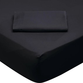 Σεντόνι Μονό Με Λάστιχο (100x200+35) Das Home Best Line Μαύρο