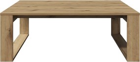 vidaXL Τραπεζάκι Σαλονιού Artisan Δρυς 100x100x35 εκ. Επεξ. Ξύλο