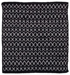 Πατάκι Μπάνιου Boho Black Sealskin 60X60 Cotton-Polyester