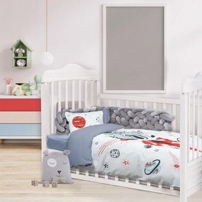 Σεντόνια Βρεφικά 4851 Smile Digital (Σετ 3τμχ) Multi Das Home Cradle 125x170cm 100% Βαμβάκι