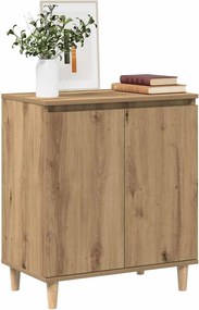 vidaXL Μπουφές Τεχνίτης Δρυς 60x35x70 εκ. από Επεξεργασμένο Ξύλο