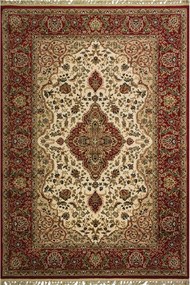 Χαλί Kirman New 6802 0077 Ivory Βιοκαρπέτ 200X285cm