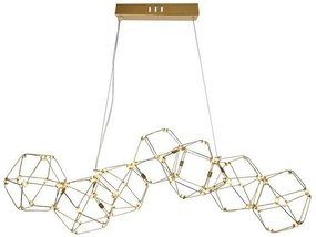 Κρεμαστό Φωτιστικό Οροφής LED 28W 230V 2700lm 360° IP20 Θερμό Λευκό Χρυσό 15339 VTAC 15339 Χρυσό