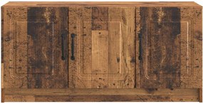 VidaXL Ντουλάπι TV Παλαιωμένο ξύλο 99 x 34,5 x 47 εκ