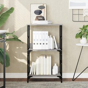 vidaXL Βιβλιοθήκη Γκρι Sonoma 50x33x82 εκ. Επεξεργασμένο Ξύλο