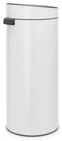 Κάδος Brabantia Touch Bin New 649999, 30 l, αθόρυβο και ομαλό κλείσιμο, Λευκό