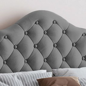 Επενδυμένο κρεβάτι Desora-Gkri