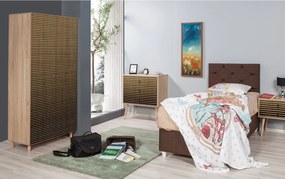 Διφυλλη Ντουλαπα Δρυς Sonoma STIL 52x90x192