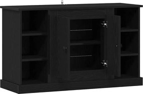 vidaXL Πλαϊνό γραφείο Μαύρη Οξυά 100 x 35,5 x 60 εκ.