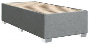 ΚΡΕΒΑΤΙ BOXSPRING ΜΕ ΣΤΡΩΜΑ ΑΝΟΙΧΤΟ ΓΚΡΙ 100X200 ΕΚ. ΥΦΑΣΜΑΤΙΝΟ 3285813