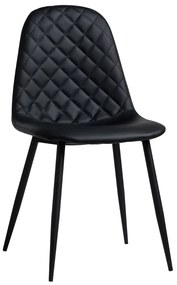 Καρέκλα Antonella Μαύρο 45.5 x 53 x 87