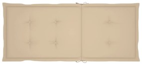 vidaXL Πολυθρόνα Kουνιστή Μπαμπού με Μαξιλάρι