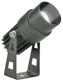 Προβολέας - Σποτ Δαπέδου Carlos 4318300 LED 3W 3200K 53Lm 4,2x11cm Dark Grey Viokef