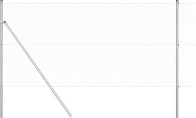 vidaXL Στύλος Περιφράξεων Ασημί 10 x 1,2 μ (13 mm πλέγμα) Ατσάλι