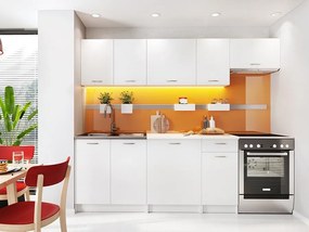 Σετ κουζίνας Trenton 105, 240x60cm, 118 kg, Πάγκος, Πλαστικοποιημένη μοριοσανίδα | Epipla1.gr