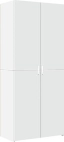 vidaXL Ντουλάπι Λευκό 80x42,5x185 εκ. από Επεξεργασμένο Ξύλο