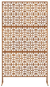 vidaXL Πανέλο Ιδιωτικότητας 100x50x180 cm από Ανοξείδωτο Σίδηρο