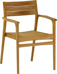 ΠΟΛΥΘΡΟΝΑ BOZZY HM9935 ΜΑΣΙΦ ΞΥΛΟ TEAK ΣΕ ΦΥΣΙΚΟ 58x61x80,5Υ