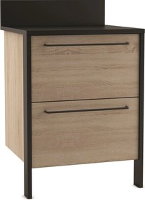Ντουλάπι Loft με 2 συρτάρια