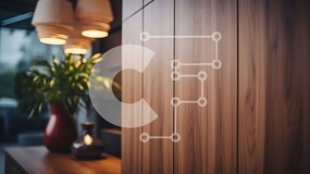 Intra Συλλεκτικό Ξύλινο Παζλ Plywood  4mm - Ξύλινος τοίχος με βάζο με λουλούδια και φωτιστικά Σε Ξύλινο Κουτί - Διαστάσεις Puzzle: 10x10 cm – 25 κομμάτια