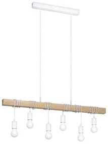 Φωτιστικό Οροφής - Ράγα33165 Townshend Eglo Steel,Wood