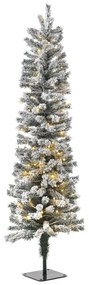 Χριστουγεννιάτικο Δέντρο Με Λαμπάκια Και Χιονισμένο Pre-Lit Snow Pencil Πλαστικό iliadis 120εκ. 74490