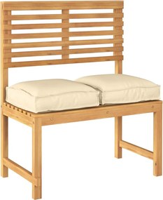 vidaXL Μαξιλάρι 2 pcs Μπεζ 40 x 40 x 8 εκ. Ύφασμα Όξφορντ