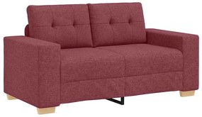 vidaXL Καναπές 3 pcs Κόκκινο Άνεμο 221 x 80 x 80 εκ