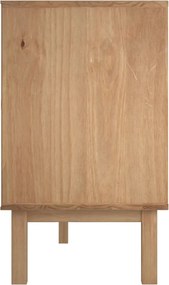 vidaXL Ντουλάπι OTTA 113,5 x 43 x 73 εκ. από Μασίφ Ξύλο Πεύκου