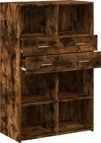 vidaXL Ντουλάπι Καπνιστή Δρυς 80x42,5x124 εκ. από Επεξεργασμένο Ξύλο