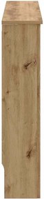 vidaXL Καπάκι Καλοριφέρ Artisan Oak 152 x 19 x 81,5 cm